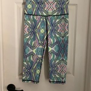 Sport Capris Colorful Stretchy Katy Perry Vibes